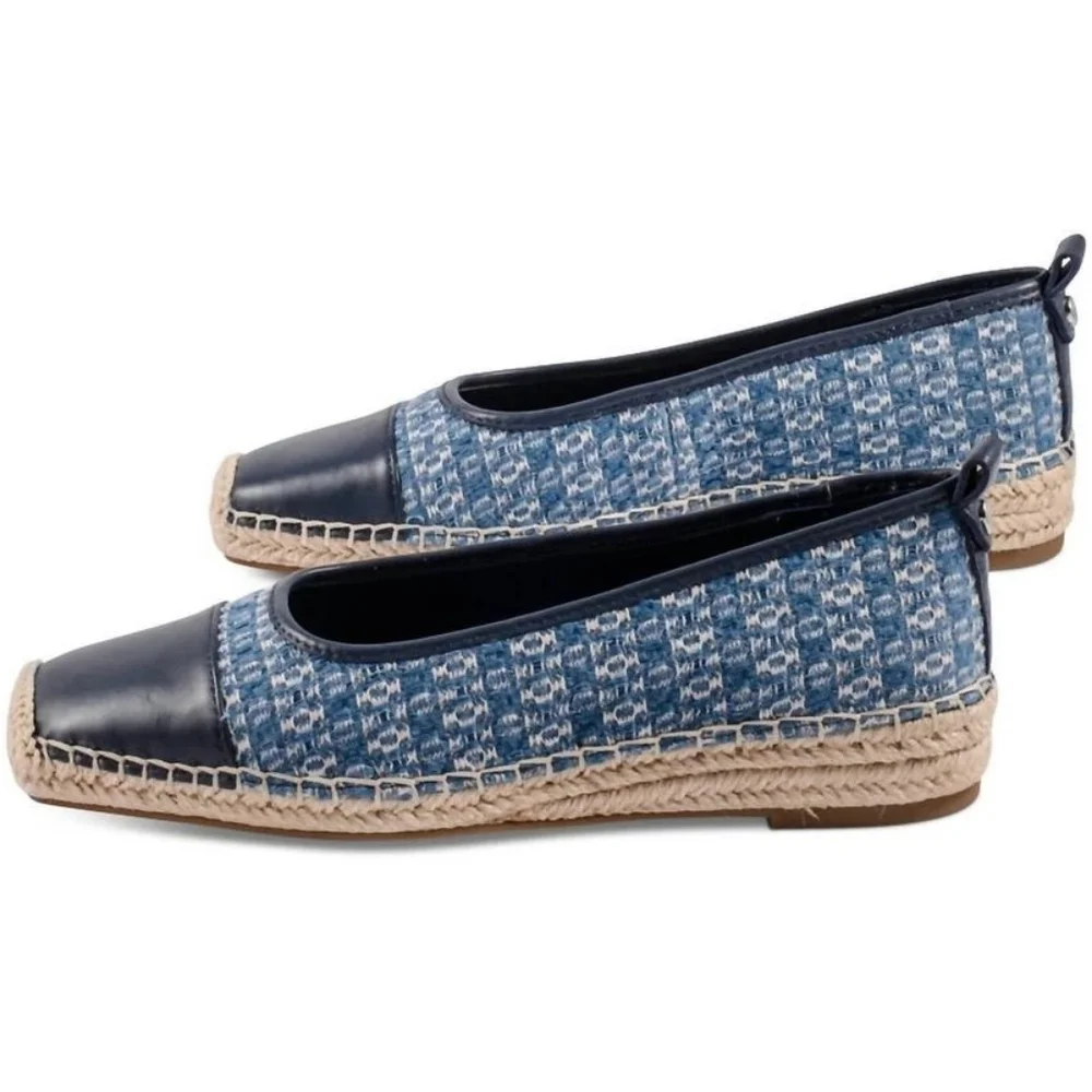 Vince Camuto Women's Miheli Espadrille Wedge Sandal - BLUE - US 7M/37.5 NWOB
